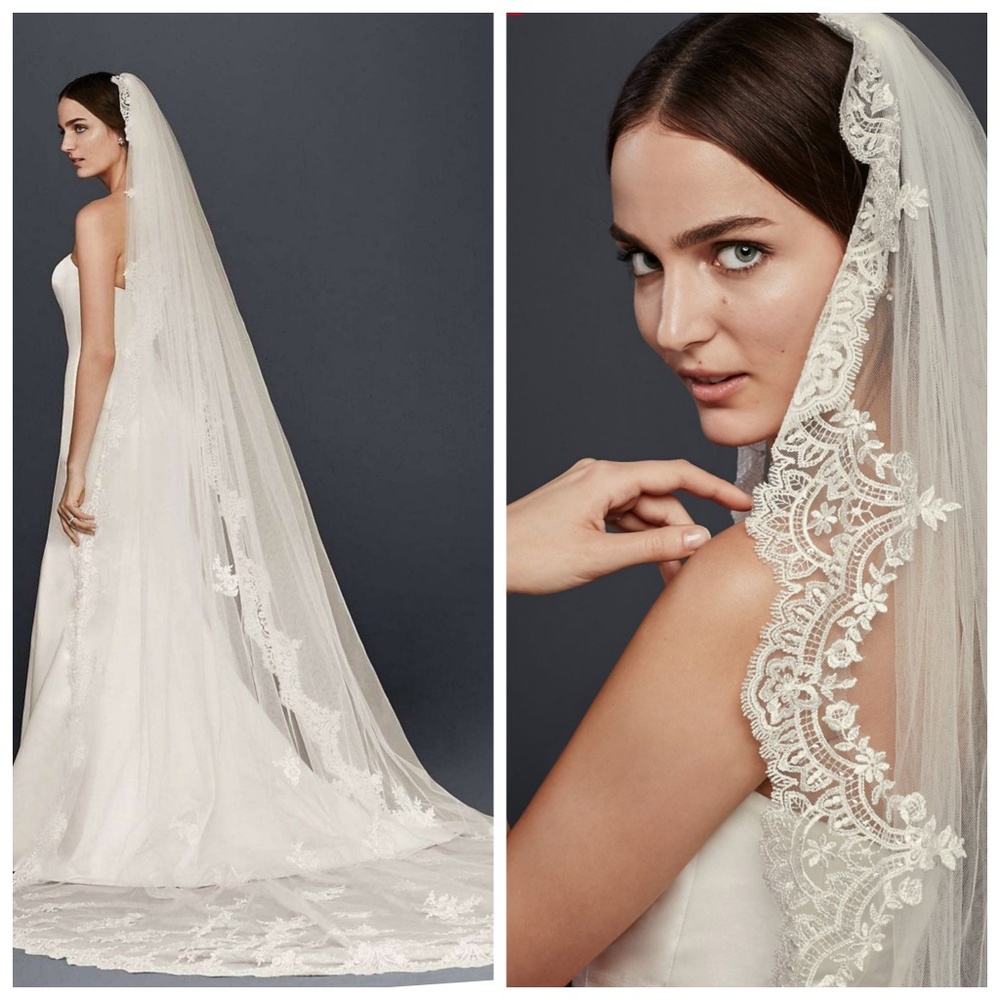 David's bridal cathedral wedding veil